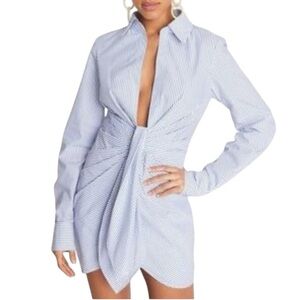 Choosy Striped Chic Striped Long Sleeve Dress size 2